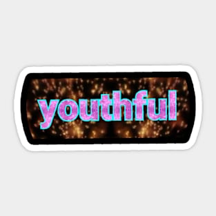 youthful beautyful text art art design Sticker